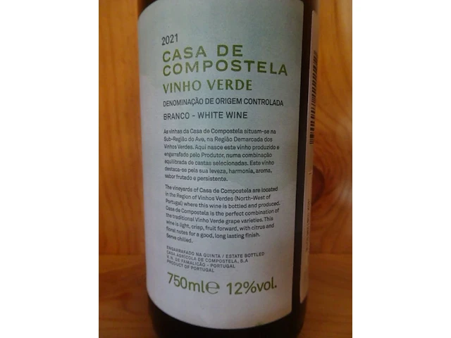 4x 75cl casa de compostella witte wijn - afbeelding 4 van  4