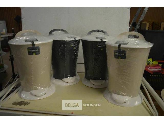 4x afvalemmertjes 6l - afbeelding 1 van  3