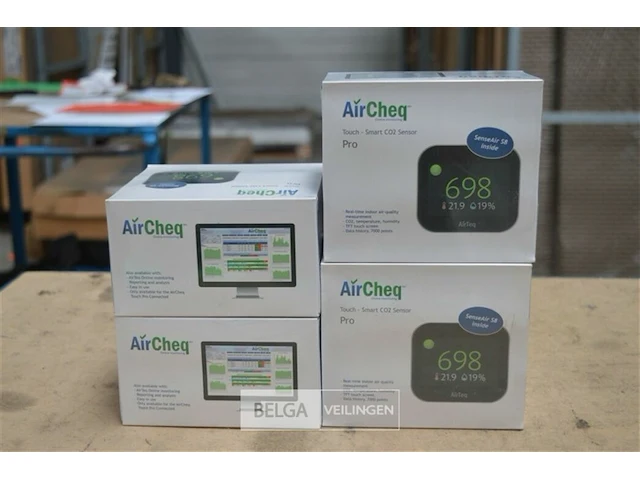 4x airteq smart co2 sensor - afbeelding 2 van  3