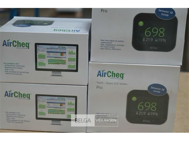 4x airteq smart co2 sensor - afbeelding 3 van  3