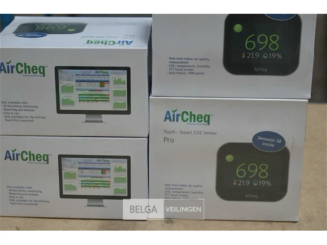 4x airteq smart co2 sensor - afbeelding 2 van  2