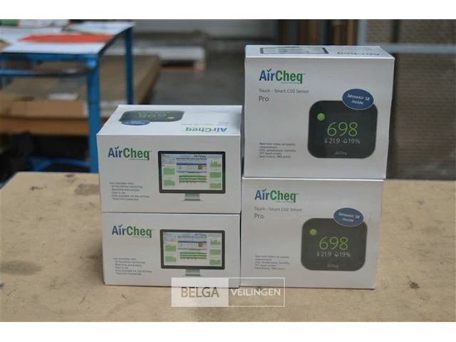 4x airteq smart co2 sensor - afbeelding 1 van  2
