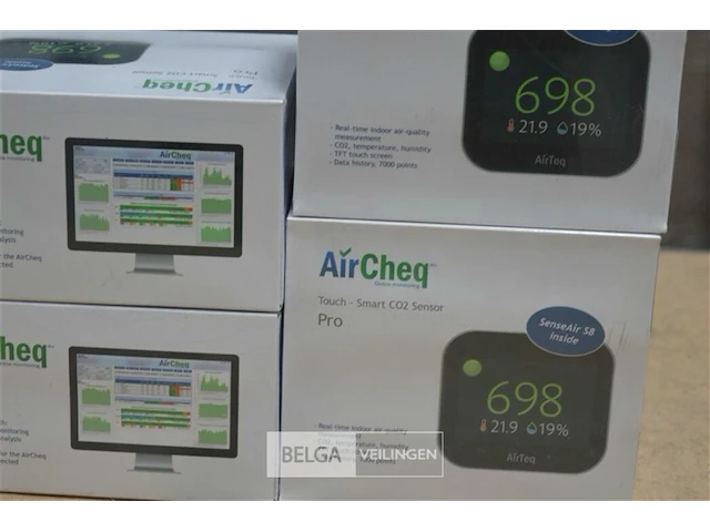 4x airteq smart co2 sensor - afbeelding 2 van  2