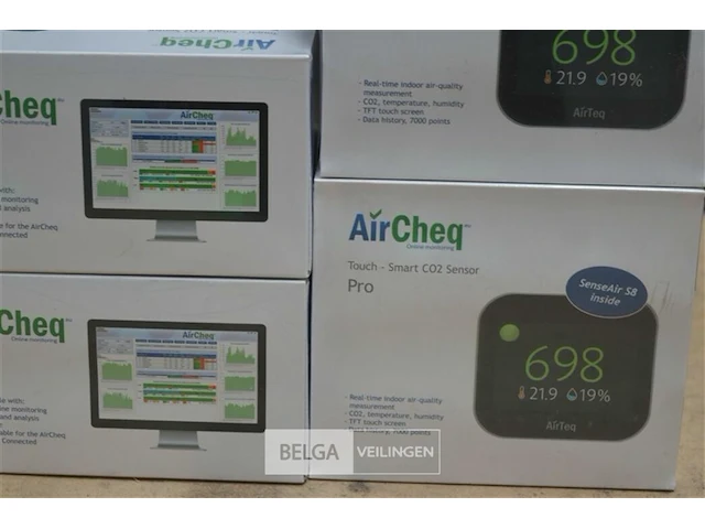 4x airteq smart co2 sensor - afbeelding 2 van  2