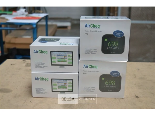 4x airteq smart co2 sensor - afbeelding 1 van  2