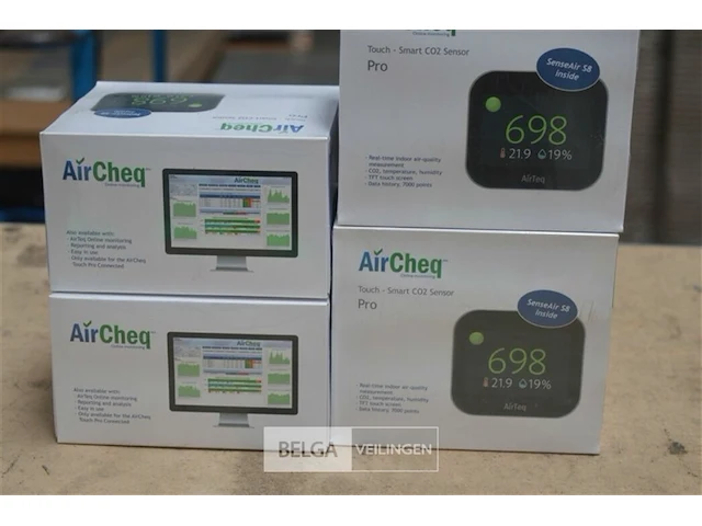 4x airteq smart co2 sensor - afbeelding 2 van  3