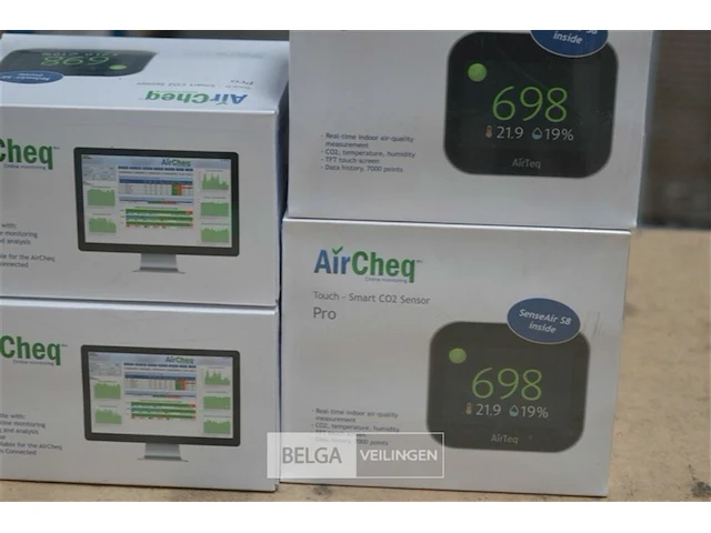 4x airteq smart co2 sensor - afbeelding 2 van  2