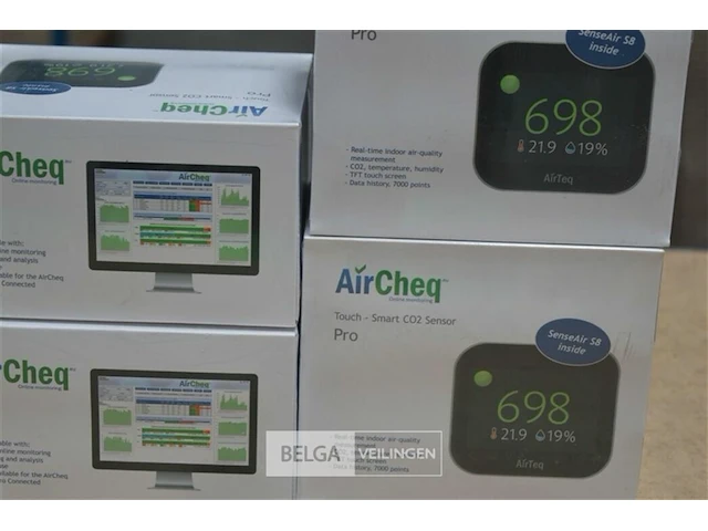 4x airteq smart co2 sensor - afbeelding 2 van  2