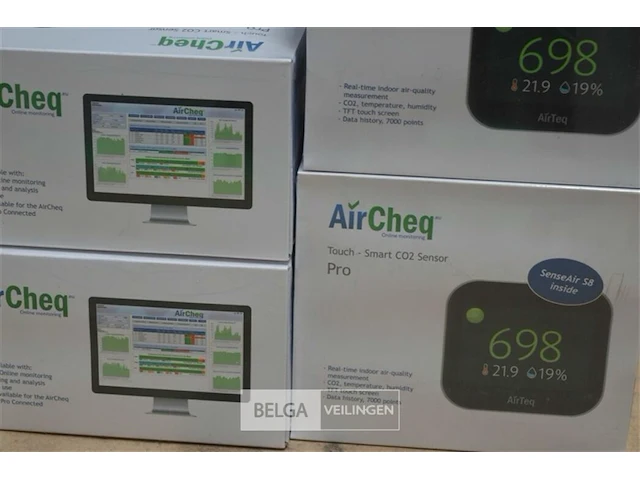 4x airteq smart co2 sensor - afbeelding 2 van  2