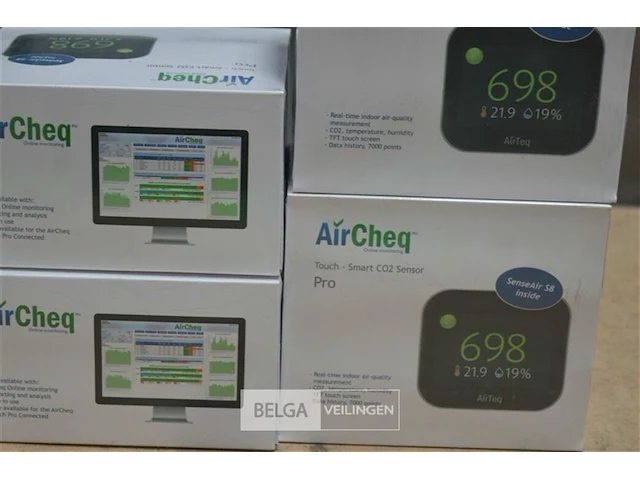 4x airteq smart co2 sensor - afbeelding 2 van  2