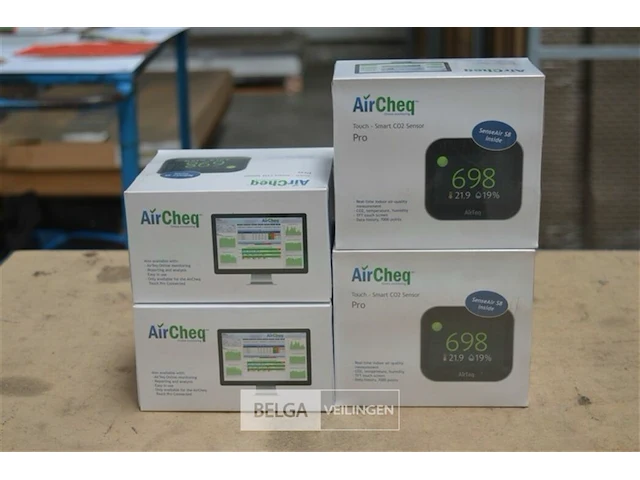 4x airteq smart co2 sensor - afbeelding 1 van  2