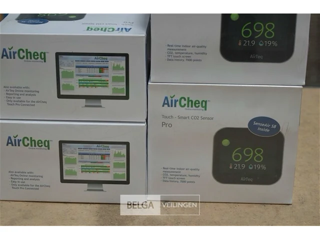 4x airteq smart co2 sensor - afbeelding 2 van  2
