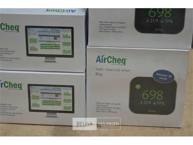 4x airteq smart co2 sensor - afbeelding 2 van  2