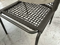 4x alu bijzetstoel liv•out marble - afbeelding 4 van  4