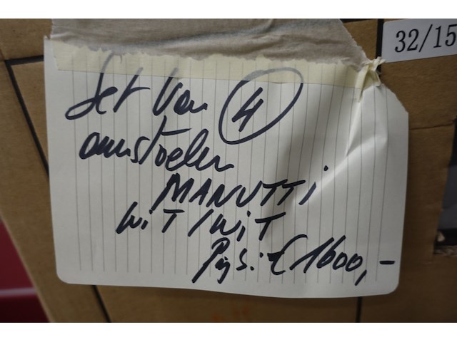 4x armstoel manutti - afbeelding 3 van  3