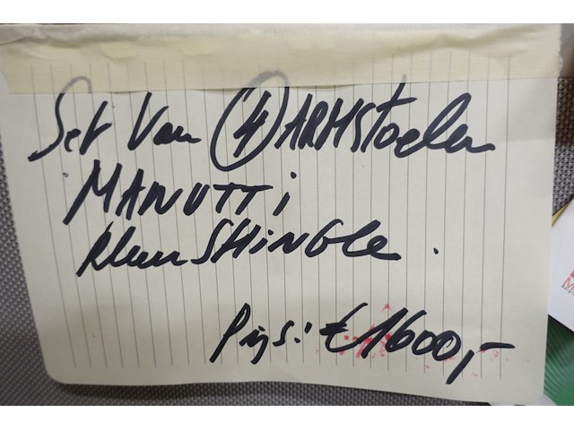 4x armstoel manutti - afbeelding 3 van  3