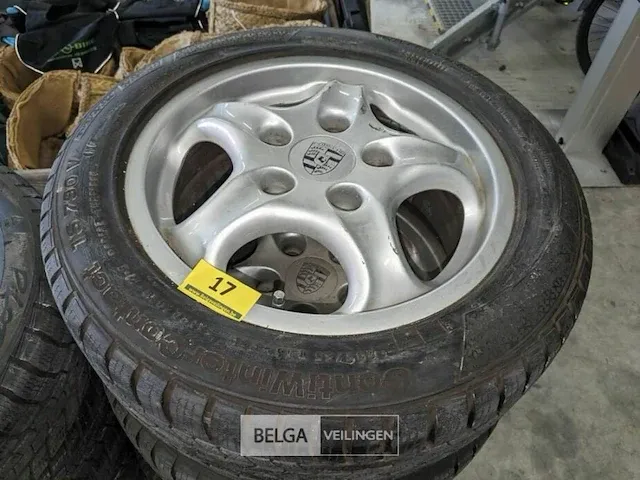 4x autoband met alu velg, continental ts790v, 205x55r10 94v - afbeelding 2 van  2