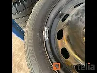 4x autobanden + velgen bridgestone 195/55r15 - afbeelding 4 van  5