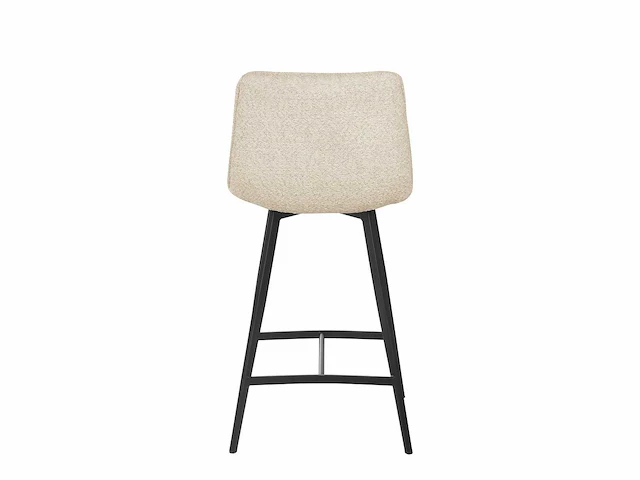 4x beige barkruk chenille - afbeelding 5 van  7