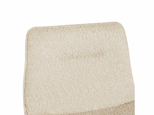 4x beige barkruk chenille - afbeelding 6 van  7