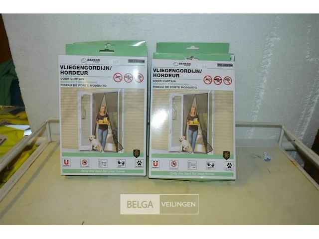4x benson vliegengordijnen 100x210 cm - afbeelding 1 van  3