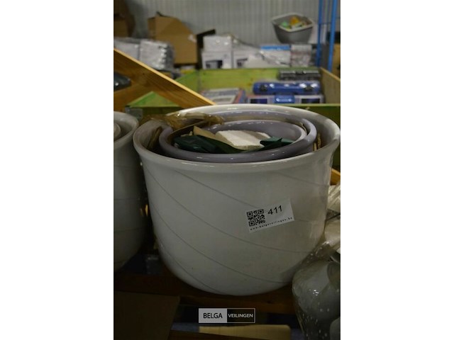 4x bloempotten - afbeelding 1 van  2