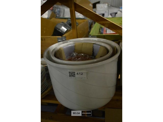 4x bloempotten - afbeelding 1 van  3