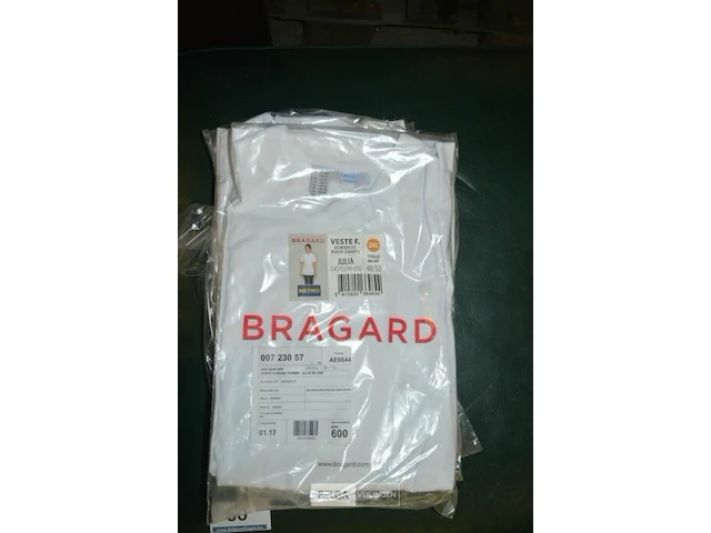 4x bragard koksvest dames maat 2xl - afbeelding 1 van  2