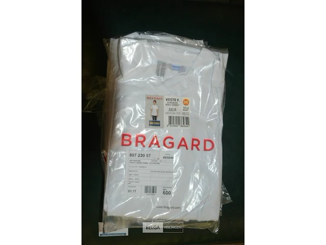 4x bragard koksvest dames maat 2xl - afbeelding 1 van  2