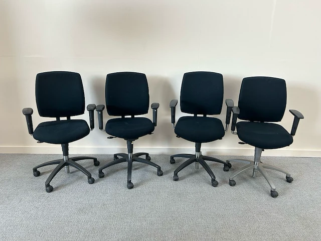 4x bureaustoel - afbeelding 2 van  3