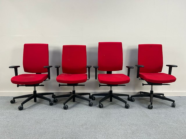 4x bureaustoel - afbeelding 1 van  3