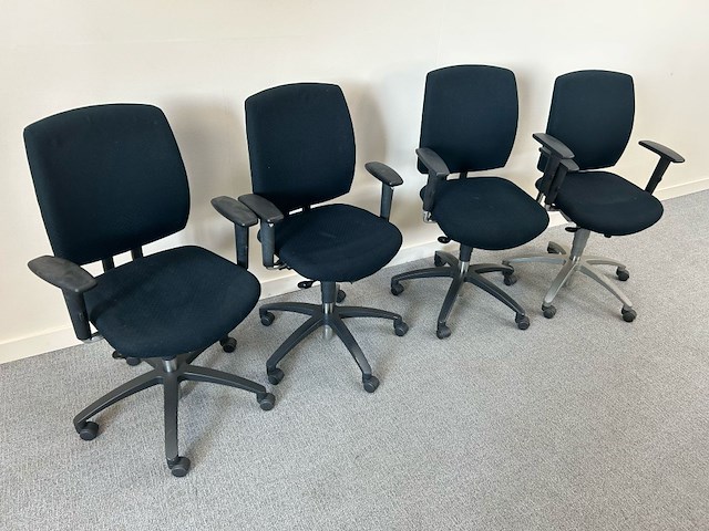4x bureaustoel - afbeelding 1 van  3
