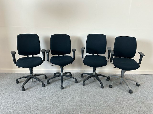 4x bureaustoel - afbeelding 2 van  3