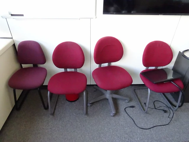 4x bureautafel + 11x stoel - afbeelding 3 van  5