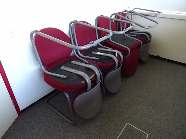 4x bureautafel + 11x stoel - afbeelding 4 van  5