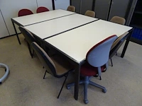 4x bureautafel + diverse stoelen - afbeelding 5 van  5