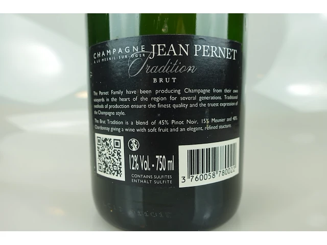 4x champagne jean pernet brut - afbeelding 3 van  5