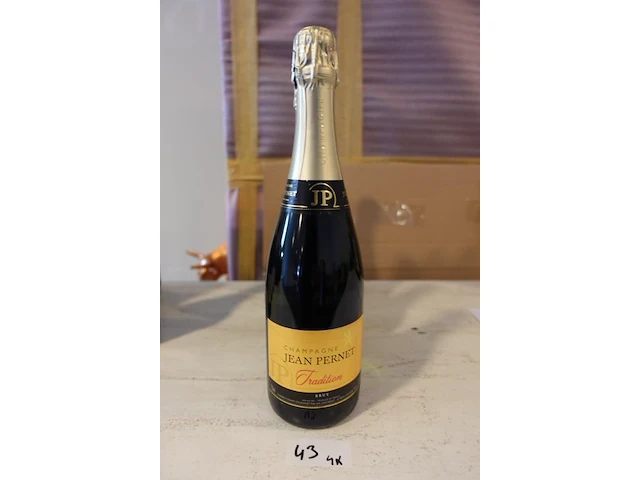 4x champagne jean pernet brut - afbeelding 4 van  5