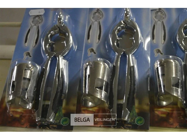 4x champagne opener & flessenstop - afbeelding 2 van  2