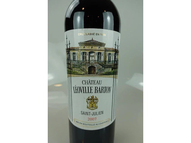 4x chateau leoville barton 2007 - afbeelding 2 van  3