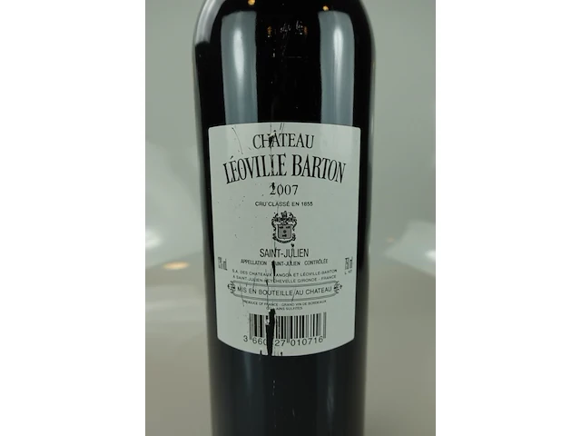 4x chateau leoville barton 2007 - afbeelding 3 van  3