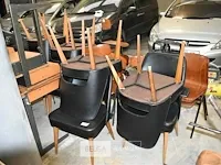4x conferentiestoel lookleder/metaal - afbeelding 1 van  3