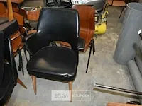 4x conferentiestoel lookleder/metaal - afbeelding 3 van  3