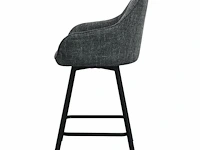 4x design barkruk antraciet - afbeelding 3 van  6