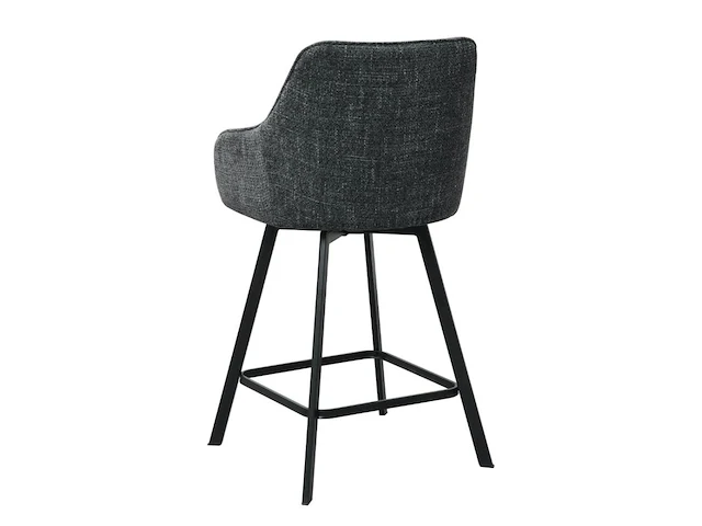 4x design barkruk antraciet - afbeelding 5 van  6