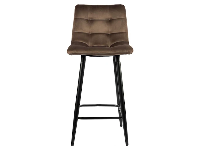 4x design barkruk bruin velvet - afbeelding 2 van  5