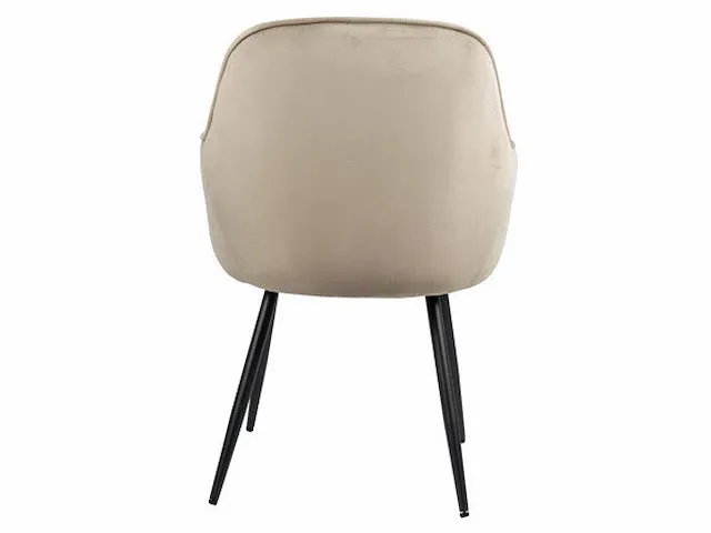 4x design eetkamerstoel beige - afbeelding 5 van  5