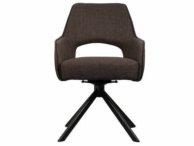 4x design eetkamerstoel bruin - afbeelding 2 van  5
