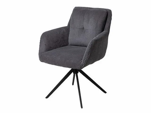 4x design eetkamerstoel grijs - afbeelding 1 van  4