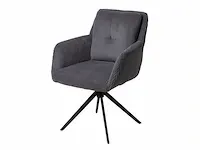 4x design eetkamerstoel grijs - afbeelding 1 van  4